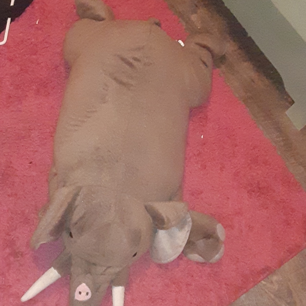 Elephant decor pillow